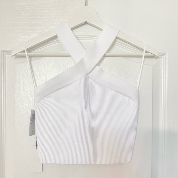 Aritzia Tops - BNWT ARITZIA BABATON SCULPT KNIT CRISS CROSS TOP